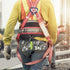 Heavy Duty Firefighter Glove Strap, Reflective Trim Buckle Safety Holder for Turnout Gear, UIInosoo