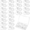 cobee Race Number Buckle Fixing System, 24 PCS Clear Running Bib Clips, Triathlon