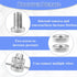 20 Pieces Aluminium Alloy Split Bolt Joint Clamp Wire Connector for Electric Fence