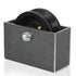 4" X 1.5" Cast Iron V Groove Wheel with Cover Box, 600 lbs Capacity Industrial Metal Casters