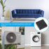 PATIKIL 4 Pcs Rubber Anti-Vibration Pads, Vibration Isolation Mats with Hole 3" x 3" x 0.8" for HVAC