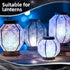 24x Bulbs LIHAO Battery Operated LED Party Lights for Paper Lantern Balloons Party Decoration, Waterproof - White