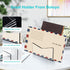 Clear Acrylic Mail Sorter, Smile Mail Holder File Organizer for Desk or Wall (1PC)