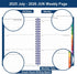 Planner 2025-2026 - Academic Planner Weekly and Monthly with Tabs, July 2025 - June 2026, 6.25" × 8.3"