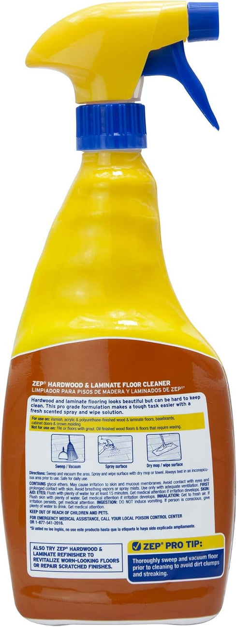 ZUHLF32 32 Zep Hardwood and Laminate Floor Cleaner ounces