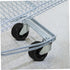 4pcs Cabilock Supermarket Shopping Cart Replacement Wheel Trailer Jack Wheel Utility Cart Rolling Hardware