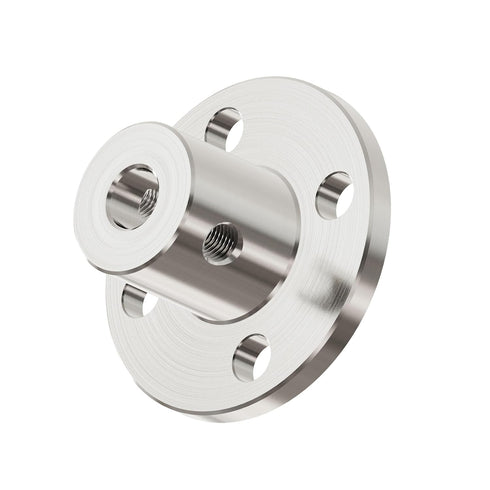6.35mm Flange Shaft Coupling, Rigid Coupling Motors Guide Support, High Hardness Connector for DIY RC Models