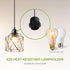 1xE26 120V 2 Pack ASD Black Pendant Light Fixture - ETL Modern Pendant Lights Kitchen Island, Industrial Hallway