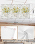 Velvessentia 4 Pack, 4x2 Fluorescent Light Covers for Ceiling Lights Sunflowers Bouquet Magnetic Classroom Light Covers