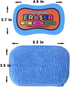 Essel Non-Toxic Dustless Chalk (12 Colored, 12 White) & Microfiber Chalkboard Eraser - Washable & Reusable