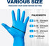Medical Nitrile Exam Gloves, Powder-Free Latex-Free Non-Sterile Food Safe, 4 mil, Disposable Glove, 100 Pcs