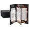 6 Pack 4 View Menu Holder Menu Covers 8.5" x 11" |