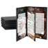 6 Pack 4 View Menu Holder Menu Covers 8.5" x 11" |