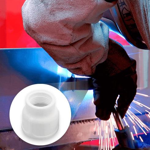 #12 Ceramic Cup White TIG Welding Cup, Fit Torch WP 9/20/25 Series with 3/32 Diffuser