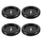 SynHHergyx 4Pcs Rubber Grommets for Wiring, 2 Inch Black Wire Grommet 1-11/16" ID