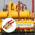 2 PCS Lead-Free Brass Mini Ball Valve Shut Off Switch, 1/4" NPT Male x 1/4" NPT Female Pipe Fittings