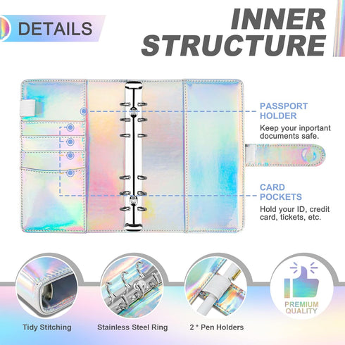 Onlyesh Budget Binder, Cash Envelopes for Budgeting, 28Pcs Budget Binder with Zipper Envelopes, Money Organizer
