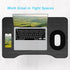 Rimilak Small Waterproof Mouse Pad, 6 x 8 Inch Compact Mini Mat for Laptop, Wireless Mouse, Home Office, Travel, Black.