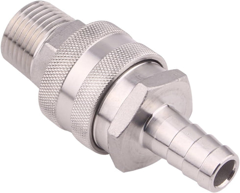 DERNORD Stainless Steel Quick Disconnect Set - Beer Brewing Connector Kit, Pack of 2