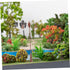 PRETYZOOM Miniature Garden Lamp Model Height Courtyard Light for Sand Table Decoration Landscape Accessory Antique