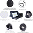 5Pack 10W 3x2 MIWAT Daylight LED Flood Light Outdoor, LED Work Light, Plug and Play, Waterproof Outdoor Floodlights