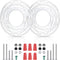 2 Pack Light Fixture Mounting Brackets, Ceiling Light Mounting Plate with Screw and Nuts for Ceiling Fan