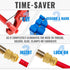 SUNGATOR 3/4 Inch x 1 Inch FNPT Adapter, No Lead Brass Push-to-Connect Female Plumbing Fittings
