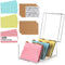 DLUGOPIS 4x6 Index Card Holder Acrylic Index Card Organizer Clear Index Card Box