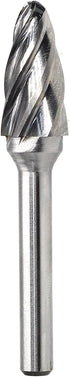 Carbide Burr - SF5-NF Aluma-Cut Rotary Burr Bits File for Aluminum, 1/4 Inch Shank, 1/2 Inch Head Diameter, 1 pcs