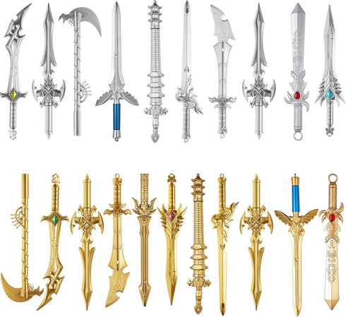 Yexiya 24 Pack Ancient Sword Pens Set, Gel Ink Novelty Fun Cool Sword Pens for Christmas Birthday Party Presents