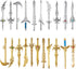 Yexiya 24 Pack Ancient Sword Pens Set, Gel Ink Novelty Fun Cool Sword Pens for Christmas Birthday Party Presents