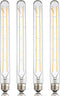 Leools LED Tube Bulbs,T10 Tubular Edison Style LED Filament Bulb, 12W Dimmable