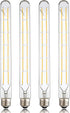 Leools LED Tube Bulbs,T10 Tubular Edison Style LED Filament Bulb, 12W Dimmable