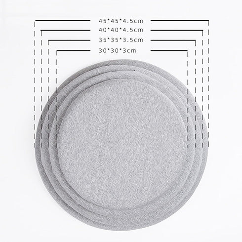 GWTYR Office,D,35x35x3.5cm(14x14x1inch) Round Chair Cushions for Dining Chairs,Seat Cushion Memory Foam Soft Chair Pad