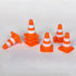 Essivox 14Pcs Set, Mini Traffic Cone Construction Safety Barriers, Road Block Cones, Model Props