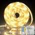 echosari 150 LED Strip Lights Battery Operated 16.4Ft Waterproof Strip Lights with