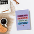 Spercy Funny Thank You Card for Women Men, Thank You for Supporting Me Card, Humor Appreciation Card for Coworker