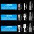 360 Pcs 2.8/4.8/6.3mm Male and Female Wire Spade Connectors, Quick Splice Electrical Wire Crimp Terminal Block Connectors with Insulating Sleeve Kit for Car Audio Speaker Electrical Wiring