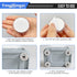 4 Pack 1 Inch 41LBS YY023-4TM Clear Small Self Adhesive Caster Wheels for Furniture Kitchen Appliance Low Profile