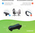 Chair Ergonomic Armrest Cooling Gel Pads, Elbow Pillow Pressure Relief for Office Gaming Chair - 2-Piece Set