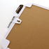 BAZIC Dry Erase Lap Board & Cork Bulletin, 8.5x11 Inch Whiteboards, Small Portable for Home, Office, Teacher, 1-Pack