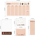 Coffee Lover Themed Sticky Note Ensemble Set, 5 Snarky Caffeine Designs in Various Sizes