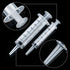 10 Pack Plastic Syringe Liquid Measuring Syringes Without Needle, 20 ML, 60 ML for Epoxy Resin, Craft, Labs