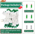 Filltown 25FT 100 Count Green Christmas Lights Outdoor, Incandescent Mini Christmas Lights White Wire, Waterproof Fairy