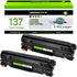 greencycle Compatible Toner Cartridge Replacement for Canon 137 CRG137, 2 Pack Black for ImageClass Printers