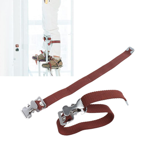 2Pcs Leg Band Strap, Adjustable Nylon Drywall Stilt Ankle Straps with Aluminum Alloy Buckle for Home Improvement