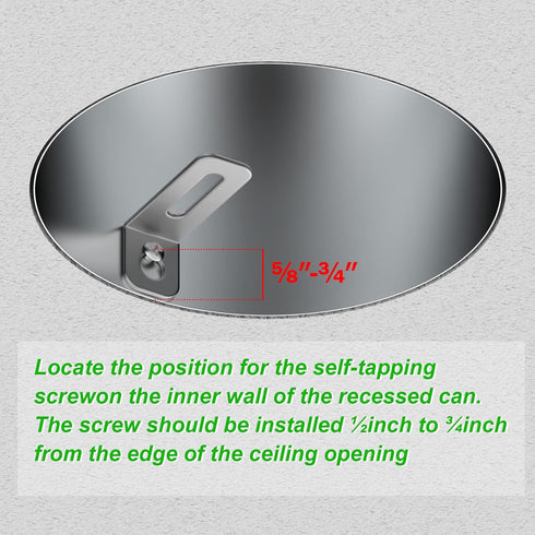 5" 6" 7 Inch and Recessed Can Light Conversion Kit, Light Fixture Upgrade, Pendant Light, Fan Compatible, Equipped