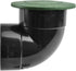 NDS 422G Pop-Up Drainage Emitter with Elbow for 4-Inch Sewer and Drain Pipe, Green
