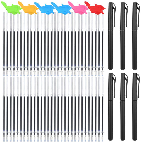 Sibba 60 6 6 Set Magic Pens & Refills for Grooved Handwriting Workbooks for Kids Disappearing Ink Refills Pens & Grips