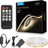 MEWOR COB LED Strip Light with Remote, 16.4ft, 3000K Dimmable, Warm White LED